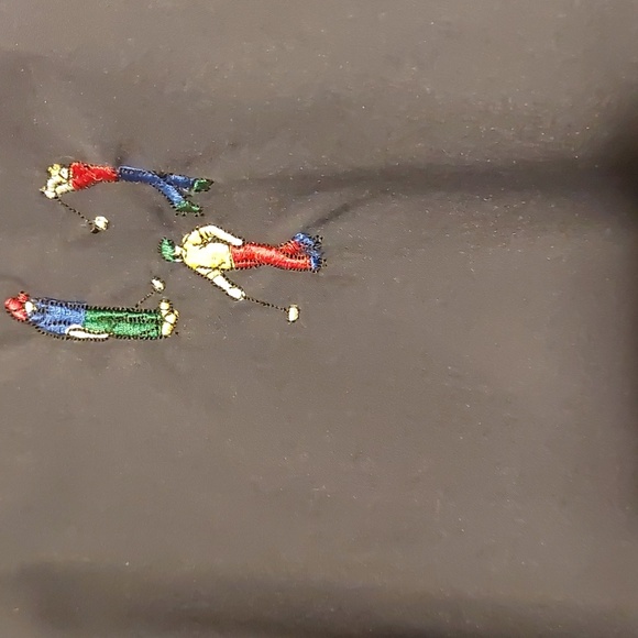 Vintage Pivot Rules Navy Blue Windbreaker Golf Pullover Jacket - Picture 5 of 5